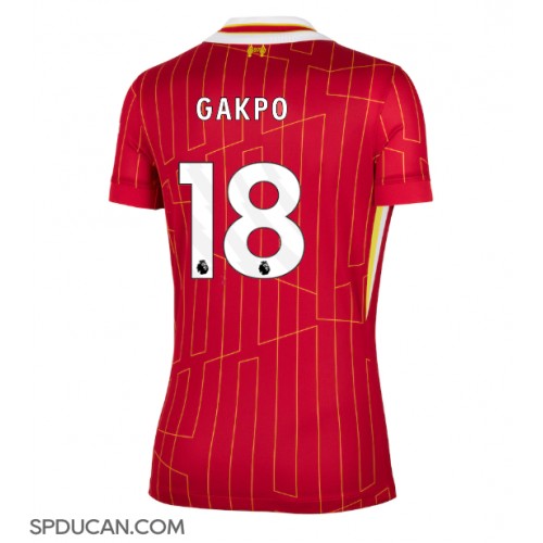 Zenski Nogometni Dres Liverpool Cody Gakpo #18 Domaci 2024-25 Kratak Rukav